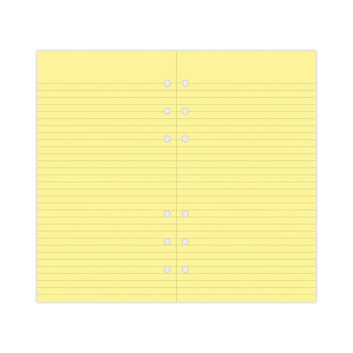 Filofax Personal Notepad Refill Yellow Ruled 100 Sheets F132201_2