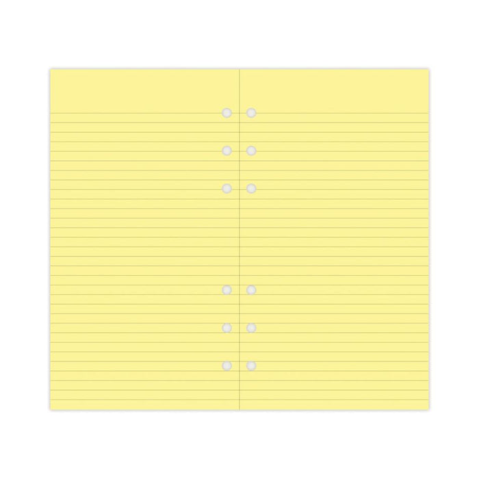 Filofax Personal Notepad Refill Yellow Ruled 100 Sheets F132201_2