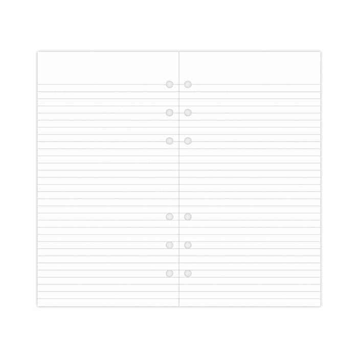 Filofax Personal Notepaper Refill - Ruled White 30 Sheets_2