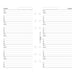 Filofax Personal Organiser Refill Contacts F130201, 20 Sheets_2