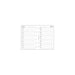 Filofax Pocket Contacts Organiser Refill 20 Sheets White F210201_2