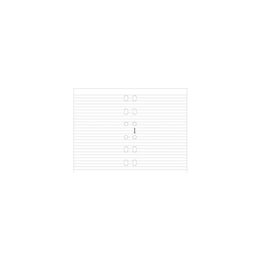 Filofax Pocket Notepad Refill Ruled White 25 Sheets F212210_2