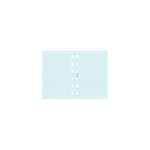 Filofax Pocket Organiser Refill Ruled Notepaper Blue 20 Sheets_2