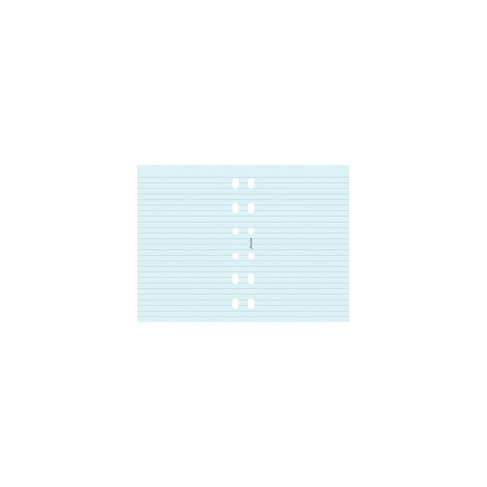 Filofax Pocket Organiser Refill Ruled Notepaper Blue 20 Sheets_2