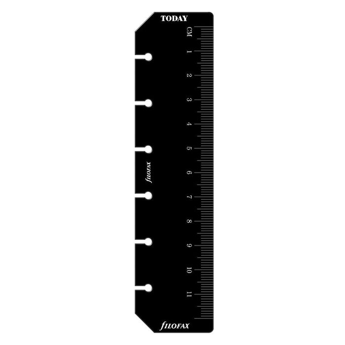 Filofax Pocket Ruler & Page Marker Black F213609_1