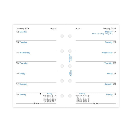 Filofax Refill Classic WTV Mini 2026 1001655_2