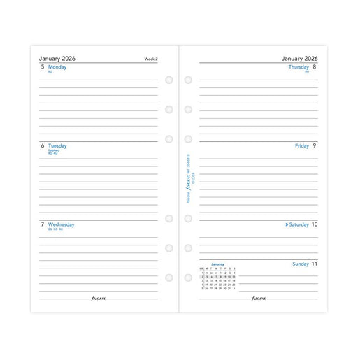 Filofax Refill Classic WTV Ruled Personal 2026 1001666_2