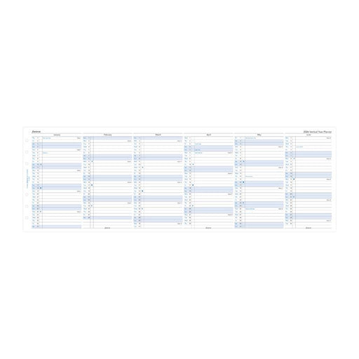 Filofax Refill Year Planner Vertical Personal 2026 1001664_2