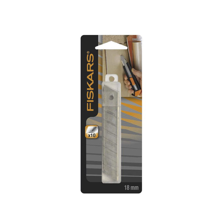 Fiskars 18mm Knife Blades Refills Pack of 10 FK1392_2