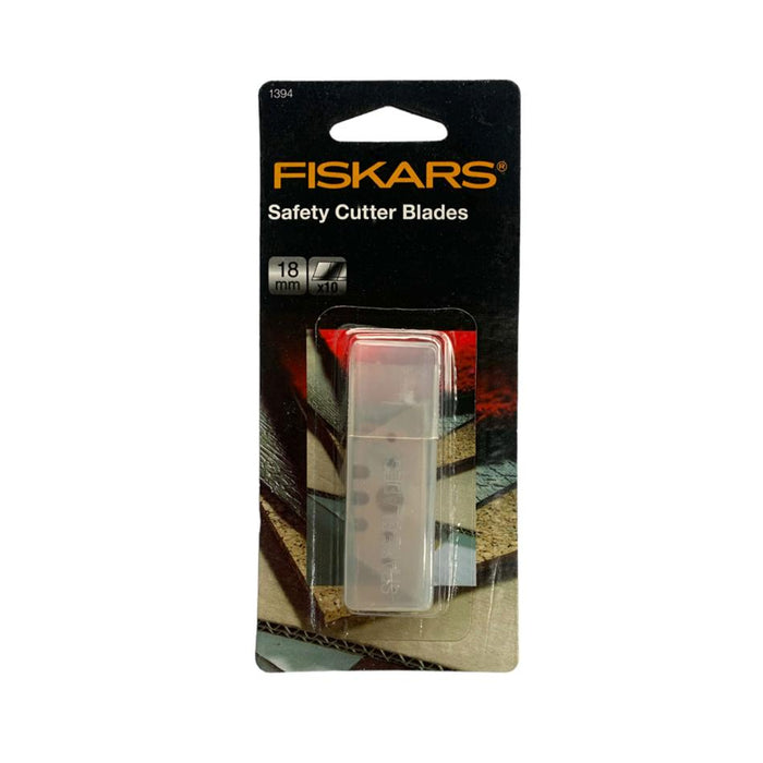 Fiskars 18mm Replacement Blades for Safety Knife Pack of 10_2