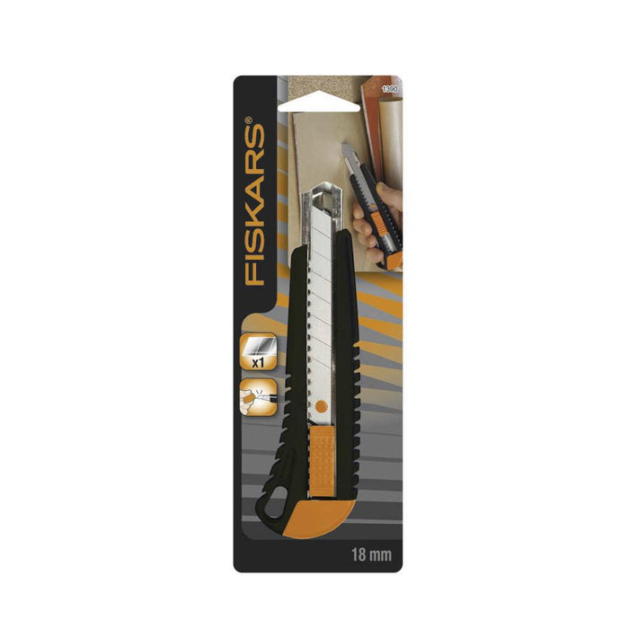 Fiskars 18mm Straight Cutting Knife FK1390 - Ergonomic Design_2