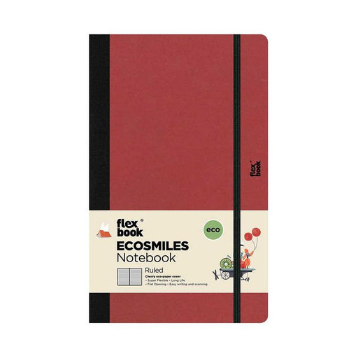 Flexbook Ecosmiles Notebook Medium Ruled Cherry 2100102_1
