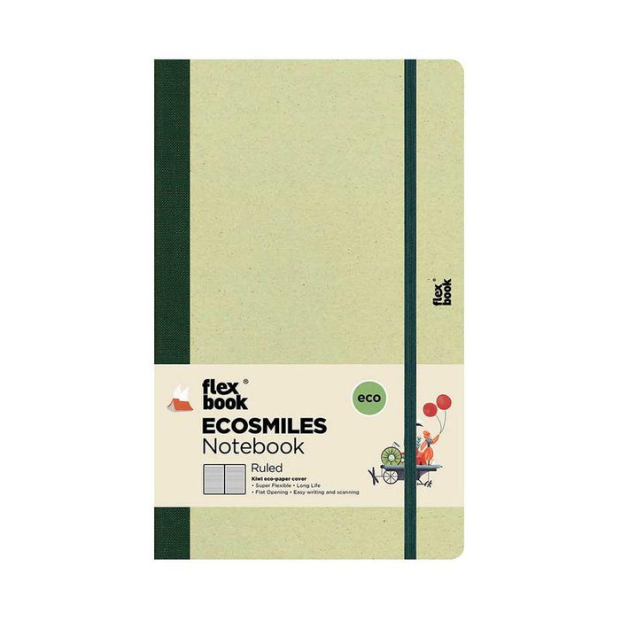 Flexbook Ecosmiles Notebook Medium Ruled Kiwifruit 2100101_1