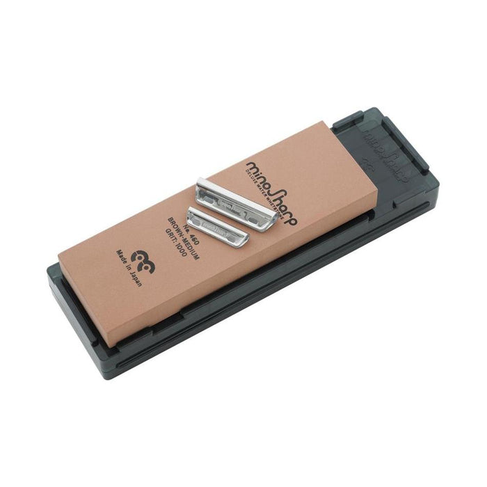Global Minosharp Deluxe Water Whetstone - 1000 Grit_1