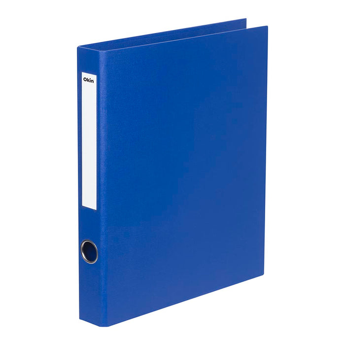 Okin Ringbinder Linen A4 2D 26mm Royal Blue
