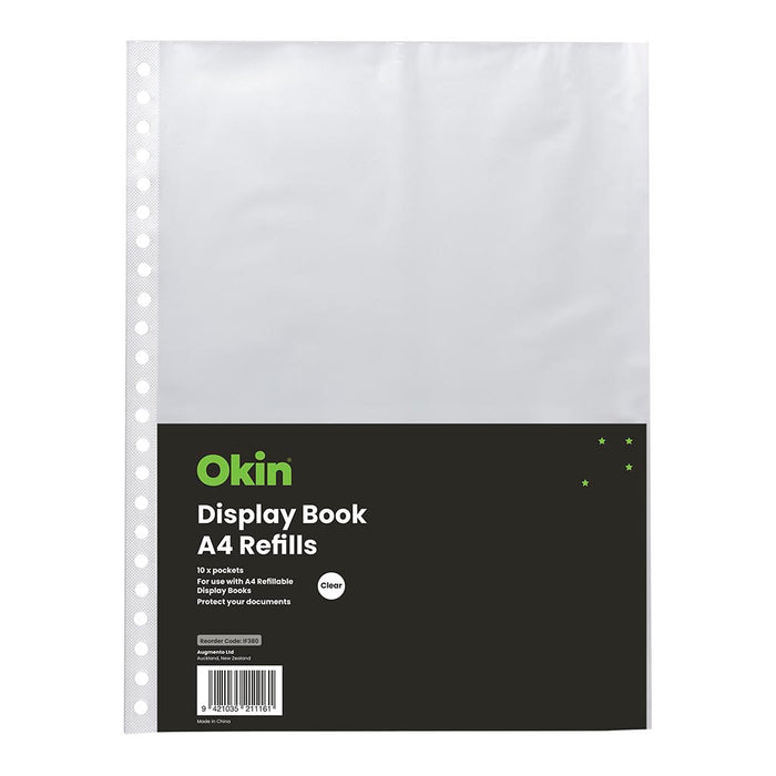 Okin Refillable Display Book Refills Pack 10