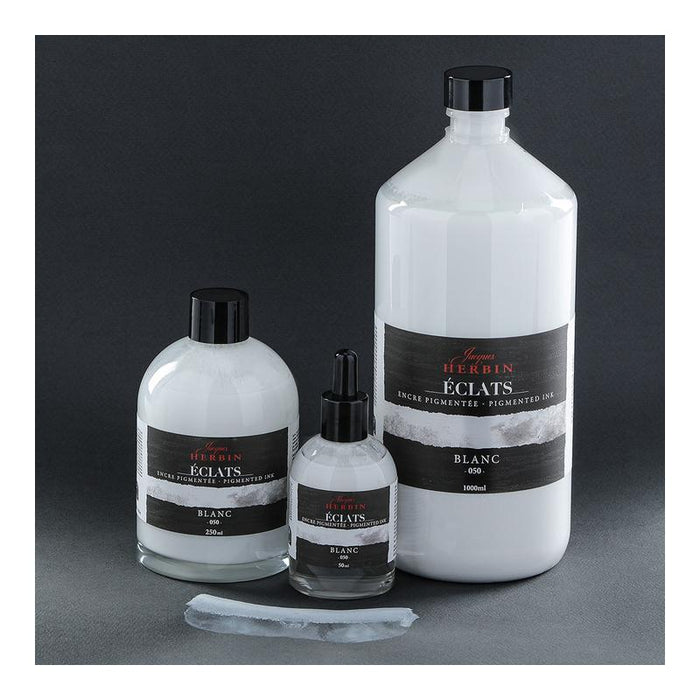Jacques Herbin Eclats Pigmented Ink White 250ml C18050T_3