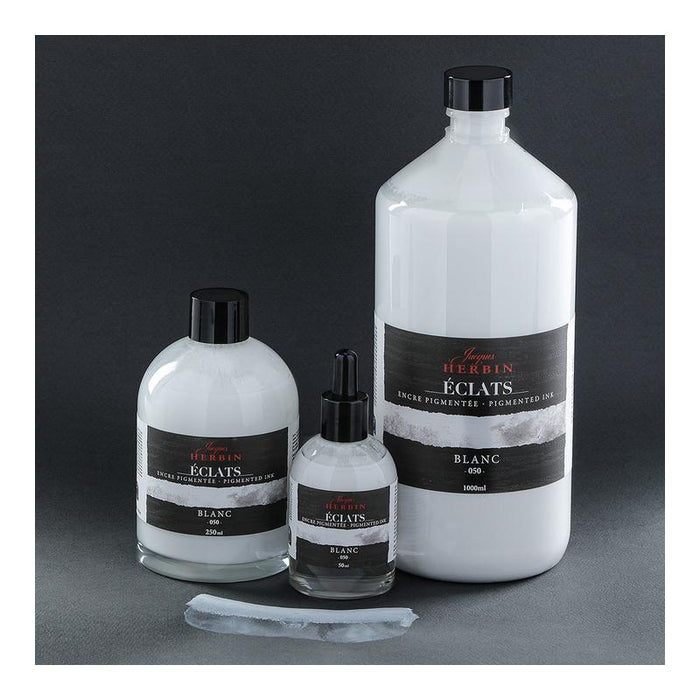 Jacques Herbin Eclats Pigmented Ink White 50ml C16050T_3