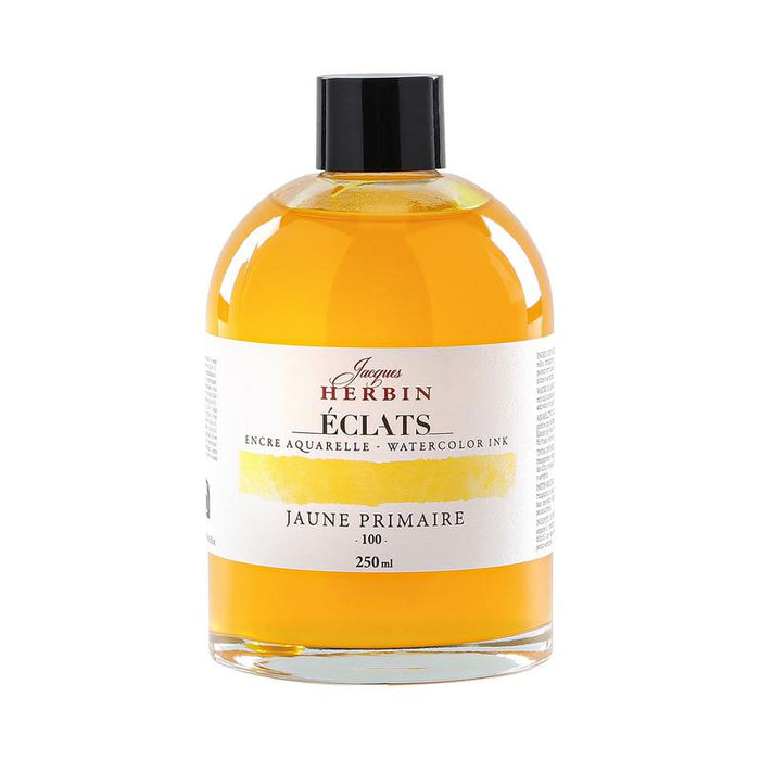 Jacques Herbin Eclats Watercolour Ink 100 Primary Yellow 250ml C18100T_1