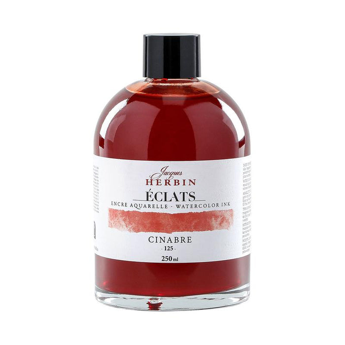 Jacques Herbin Eclats Watercolour Ink 125 Vermilion 250ml C18125T_1