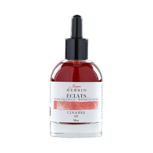 Jacques Herbin Eclats Watercolour Ink 125 Vermilion 50ml C16125T_1