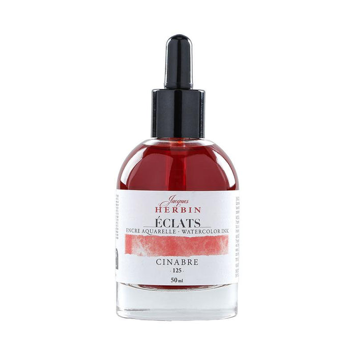 Jacques Herbin Eclats Watercolour Ink 125 Vermilion 50ml C16125T_1