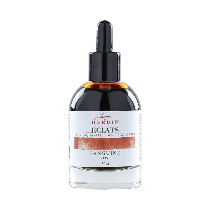 Jacques Herbin Eclats Watercolour Ink 135 Blood Orange 50ml C16135T_1