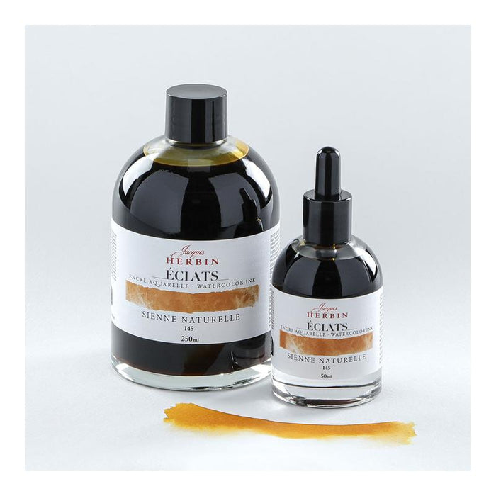 Jacques Herbin Eclats Watercolour Ink 145 Natural Siena 50ml C16145T_3