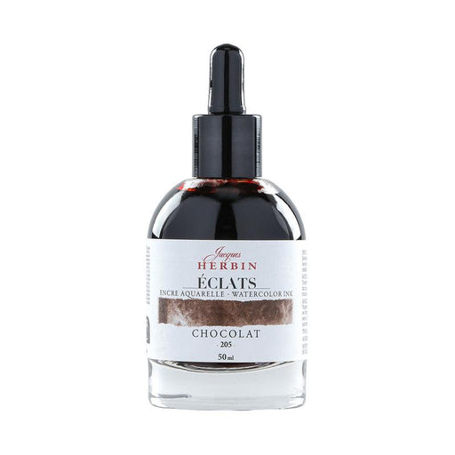 Jacques Herbin Eclats Watercolour Ink 205 Chocolate 50ml C16205T_1