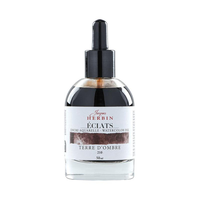 Jacques Herbin Eclats Watercolour Ink 210 Umber 50ml C16210T_1