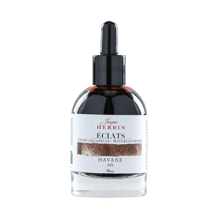 Jacques Herbin Eclats Watercolour Ink 215 Havana 50ml C16215T_1