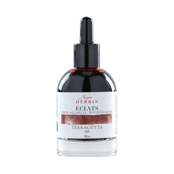 Jacques Herbin Eclats Watercolour Ink 225 Terracotta 50ml C16225T_1