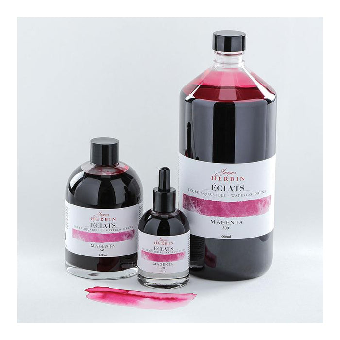 Jacques Herbin Eclats Watercolour Ink 300 Magenta 250ml C18300T_3