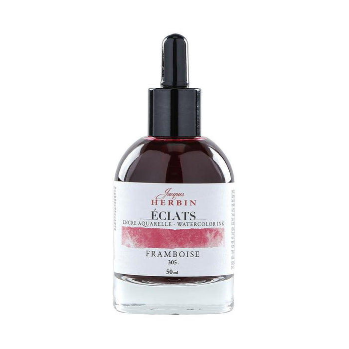 Jacques Herbin Eclats Watercolour Ink 305 Raspberry 50ml C16305T_1