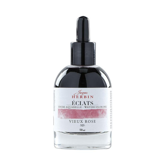 Jacques Herbin Eclats Watercolour Ink 325 Old Rose 50ml C16325T_1
