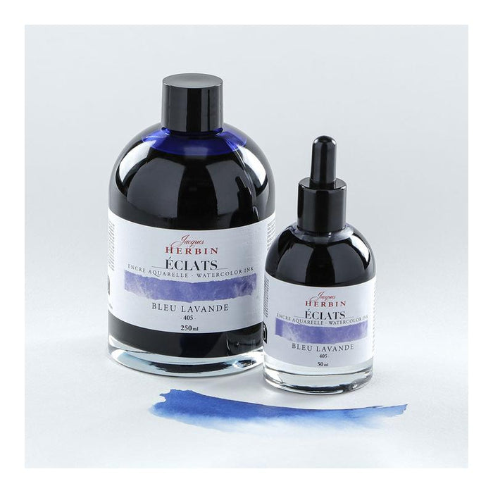 Jacques Herbin Eclats Watercolour Ink 405 Lavender Blue 50ml C16405T_3