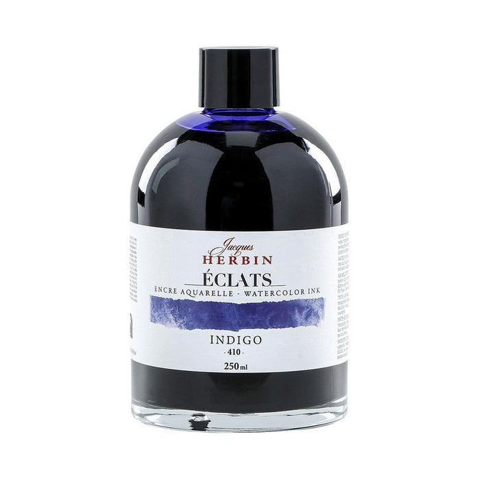 Jacques Herbin Eclats Watercolour Ink 410 Indigo 250ml C18410T_1