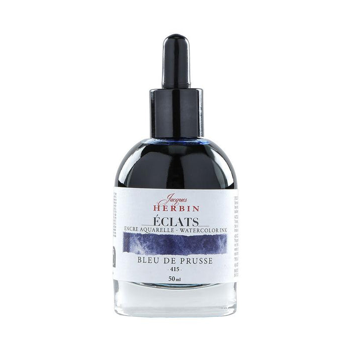 Jacques Herbin Eclats Watercolour Ink 415 Prussian Blue 50ml C16415T_1