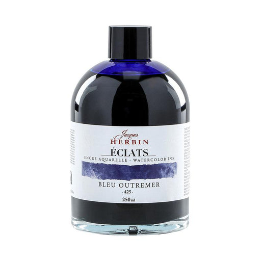 Jacques Herbin Eclats Watercolour Ink 425 Ultramarine Blue 250ml C18425T_1