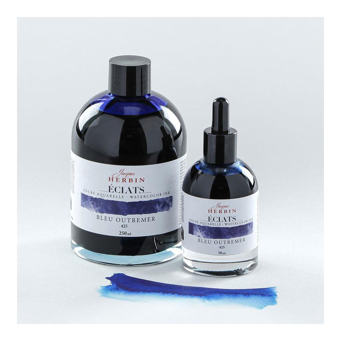 Jacques Herbin Eclats Watercolour Ink 425 Ultramarine Blue 50ml C16425T_3