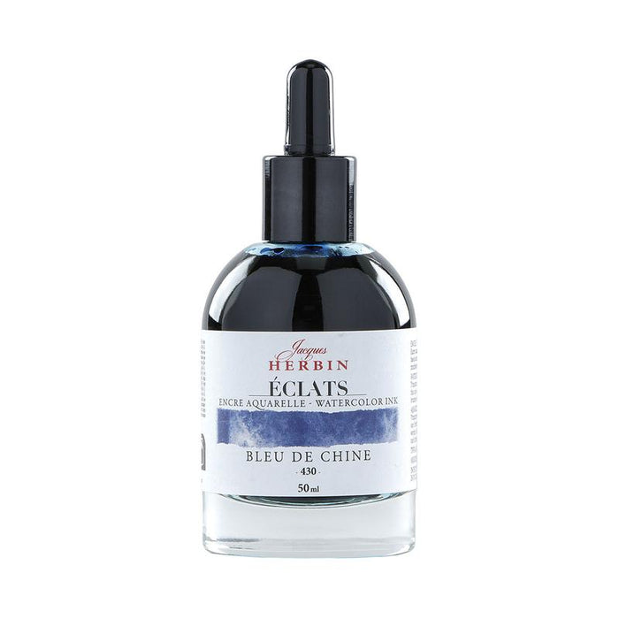Jacques Herbin Eclats Watercolour Ink 430 China Blue 50ml C16430T_1