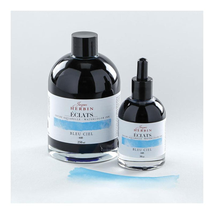 Jacques Herbin Eclats Watercolour Ink 440 Sky Blue 50ml C16440T_3