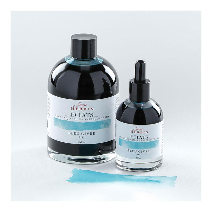 Jacques Herbin Eclats Watercolour Ink 515 Ice Blue 50ml C16515T_3