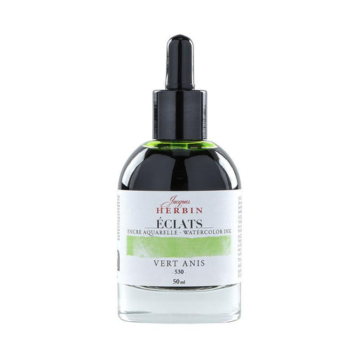 Jacques Herbin Eclats Watercolour Ink 530 Anise Green 50ml C16530T_1