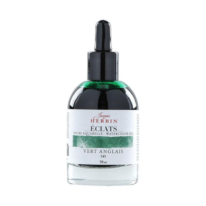Jacques Herbin Eclats Watercolour Ink 545 British Racing Green 50ml C16545T_1