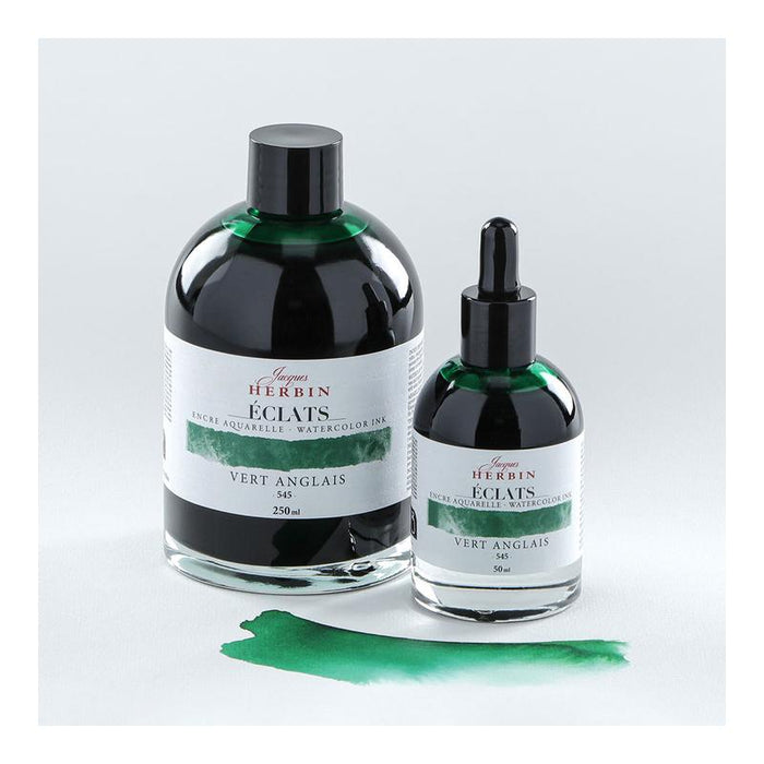 Jacques Herbin Eclats Watercolour Ink 545 British Racing Green 50ml C16545T_3