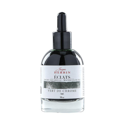 Jacques Herbin Eclats Watercolour Ink 560 Chrome Green 50ml C16560T_1