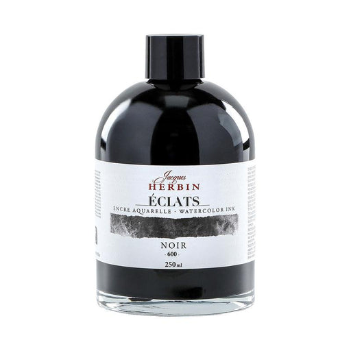 Jacques Herbin Eclats Watercolour Ink 600 Black 250ml C18600T_1