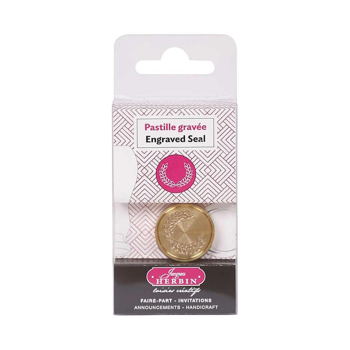 Jacques Herbin Herbin Round Wax Seal Olive Wreath C40402T_1