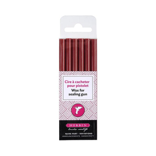 Jacques Herbin Herbin Wax Gun Sticks Cherry, Pack of 6 C35824T_1